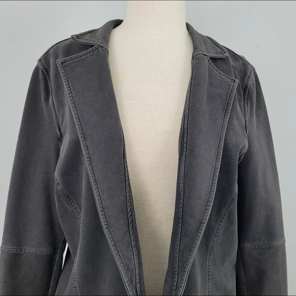 Three Dot Twill Gray Jacket - image 3